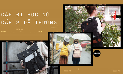 Cặp đi học nữ cấp 2 dễ thương Cặp đi học nữ cấp 2 dễ thương