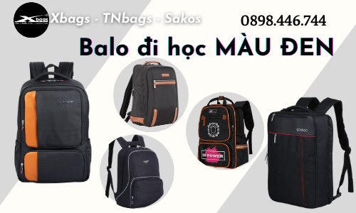 Balo học sinh màu đen Balo học sinh màu đen