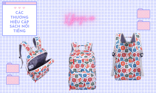 cặp sách học sinh cấp 2 nữ Stargo Jenan cặp sách học sinh cấp 2 nữ Stargo Jenan