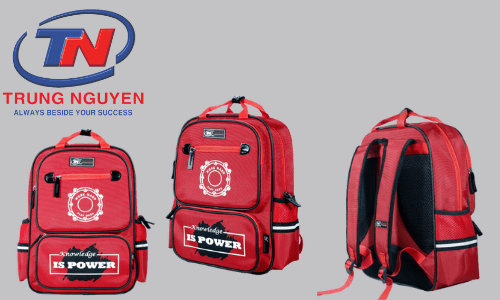 Cặp đi học nữ cấp 2 màu đỏ Cặp đi học nữ cấp 2 màu đỏ