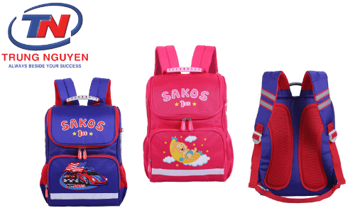 cặp học sinh tiểu học chống gù Sakos Simple cặp học sinh tiểu học chống gù Sakos Simple