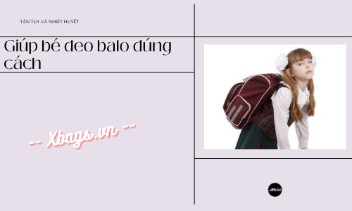 đeo balo đúng cách